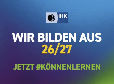 Wir bilden aus! Bewerben Sie sich jetzt bei der GITI GmbH Offenbach Ausbildungsbetrieb IHK Signet 2026